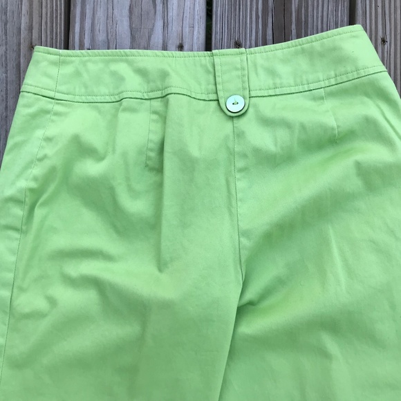 Focus 2000 Petite Women Cropped Pant Stretch Green - Picture 7 of 8